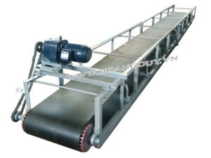 Băng tải đá, bột đá