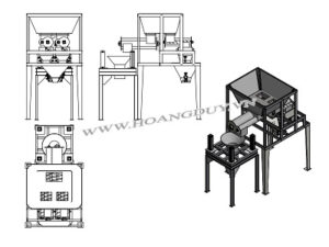 Cân đóng bao bột đá tự động