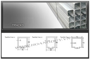 Ray băng tải xích treo